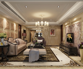 European Style A Living Room-ID:225424485