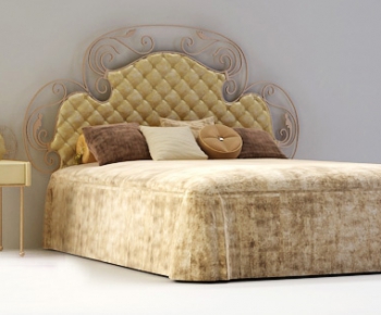 European Style Double Bed-ID:964978763