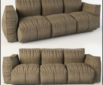 Modern Three-seat Sofa-ID:384848954