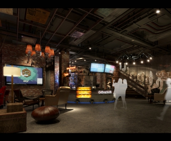 Industrial Style Cafe-ID:987308562