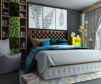 Modern Nordic Style Bedroom-ID:841299488