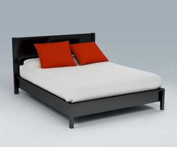 Modern Double Bed-ID:609159453