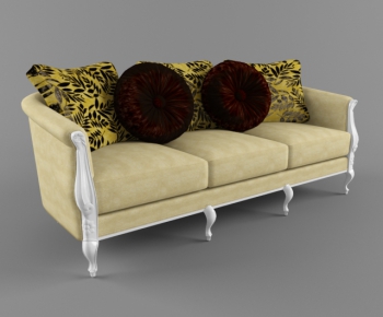 European Style Three-seat Sofa-ID:463352953