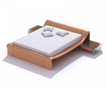 Modern Double Bed-ID:862183157