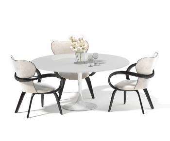 Modern Dining Table And Chairs-ID:644372439