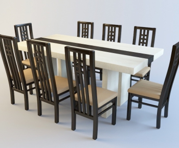 Modern Dining Table And Chairs-ID:898389953