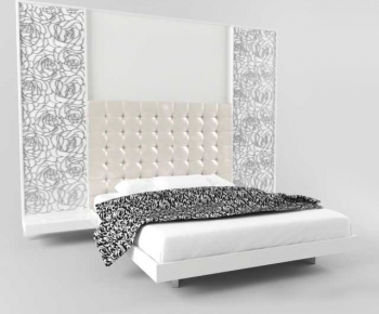 Modern Double Bed-ID:270548224