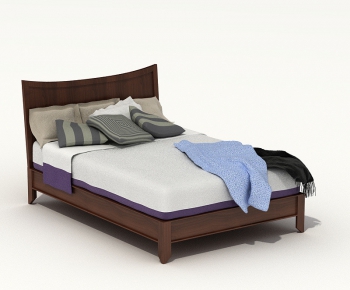 Modern Double Bed-ID:461878628