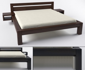 Modern Double Bed-ID:854754145