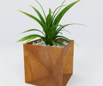 Modern Potted Green Plant-ID:841500143