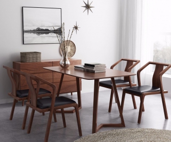 New Chinese Style Dining Table And Chairs-ID:129600867