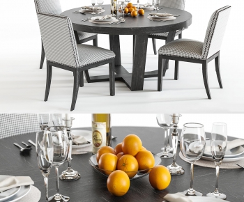 Nordic Style Dining Table And Chairs-ID:603183712