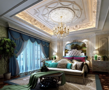 European Style French Style Bedroom-ID:518661395