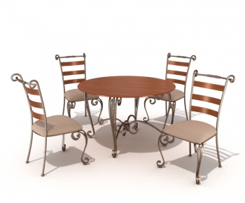 European Style Leisure Table And Chair-ID:697579951