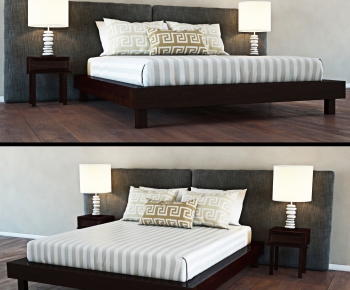 Modern Double Bed-ID:308772319