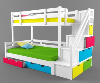 Modern Child's Bed-ID:530973873