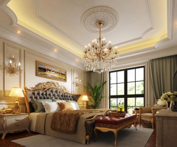 European Style New Classical Style Bedroom-ID:978406312