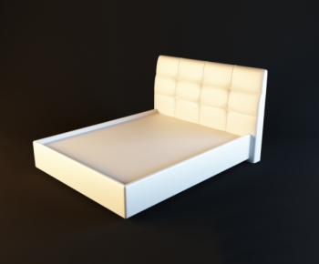 Modern Double Bed-ID:760329881