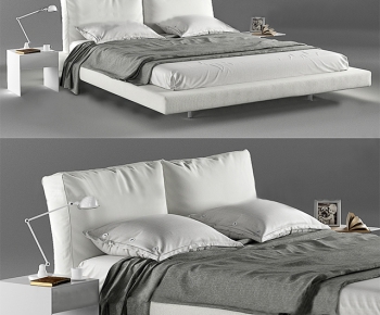 Modern Double Bed-ID:370434577