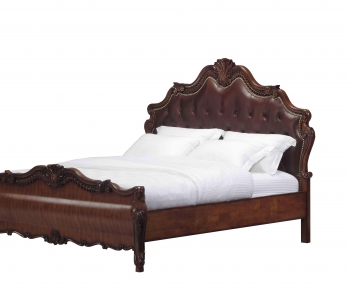 American Style Double Bed-ID:551218734