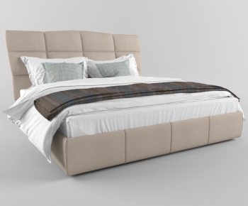 Modern Double Bed-ID:244290544