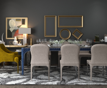 Modern Dining Table And Chairs-ID:851222889