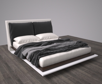 Modern Double Bed-ID:246050422