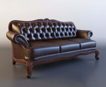 European Style Three-seat Sofa-ID:738169918