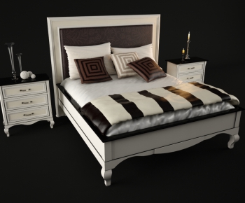 American Style Double Bed-ID:650225428