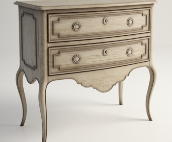 American Style Country Style Bedside Cupboard-ID:215666433