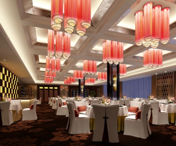 New Chinese Style Banquet Hall-ID:627834373