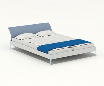 Modern Double Bed-ID:652068467