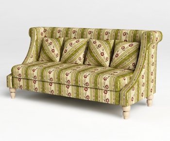 American Style Idyllic Style Three-seat Sofa-ID:742094743