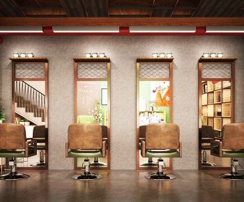 Industrial Style Beauty And Hairdressing-ID:340481293