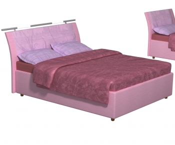 Modern Double Bed-ID:619132611