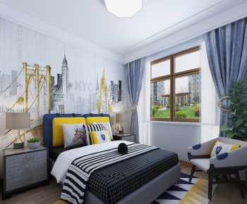 Nordic Style Bedroom-ID:108911817