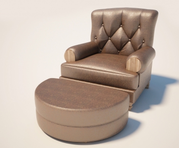 European Style Single Sofa-ID:800403315
