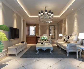 European Style A Living Room-ID:715506841