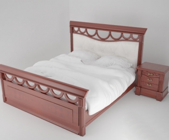 European Style Double Bed-ID:842389912