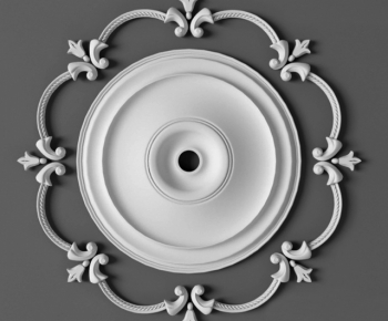European Style Plaster Carved Top Plate-ID:869124181