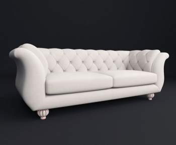 Simple European Style A Sofa For Two-ID:538217248
