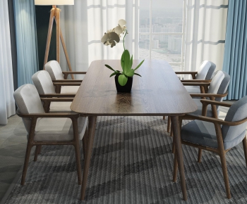 Modern Dining Table And Chairs-ID:351400722