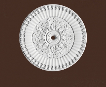 European Style Plaster Carved Top Plate-ID:136972735