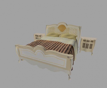 European Style Double Bed-ID:376403552