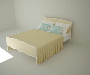 Modern Double Bed-ID:628054566