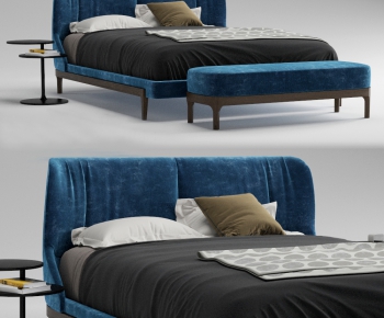 Modern Double Bed-ID:145496325