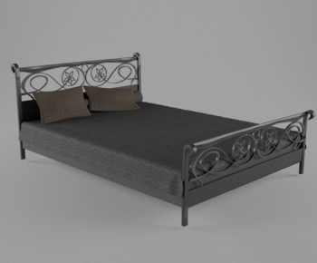 Modern Double Bed-ID:165459833