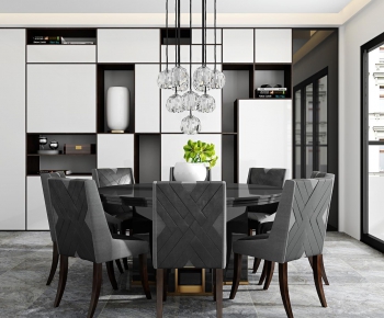 Modern Dining Table And Chairs-ID:826297582