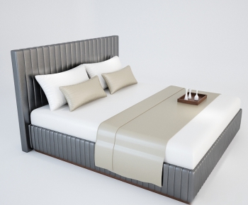 Modern Double Bed-ID:433547243