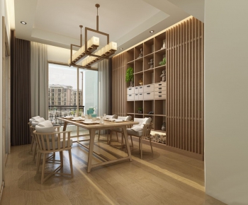 New Chinese Style Dining Room-ID:916447926